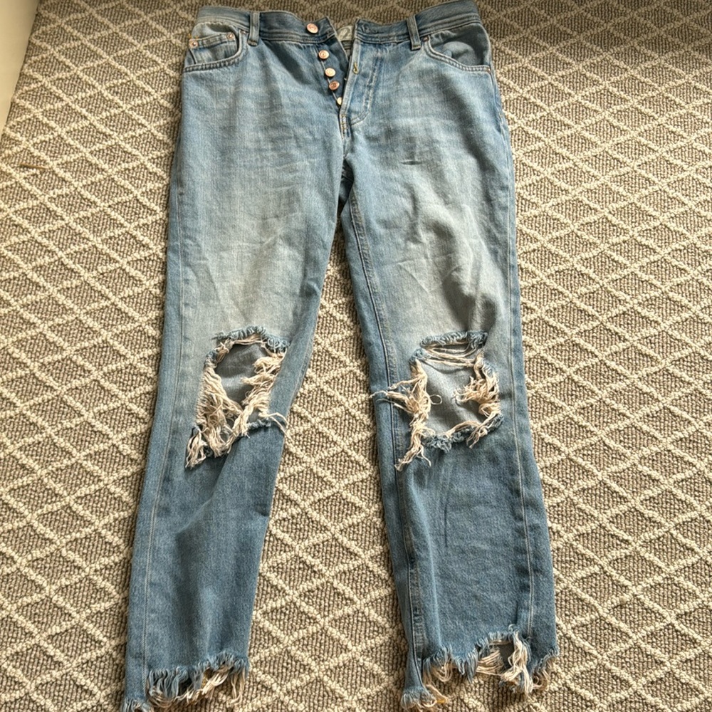 Free People Ripped Jeans